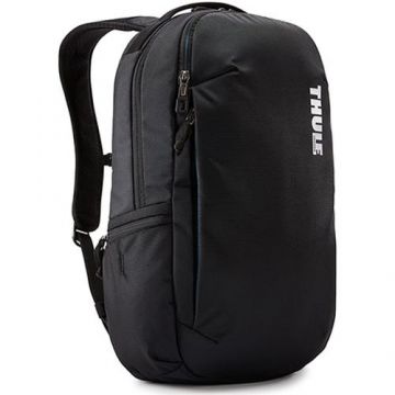 Rucsac laptop THULE 15.6, nylon, 1 compartimente, buzunar interior tableta, 2 buzunare frontale, 2 buzunare laterale, 23 litri, Negru