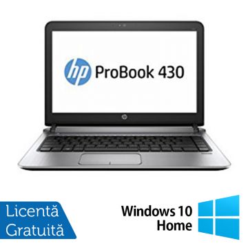 Laptop Refurbished HP ProBook 430 G3, Intel Core i5-6200U 2.30GHz , 8GB DDR4, 256GB SSD, 13.3 Inch, Webcam + Windows 10 Home