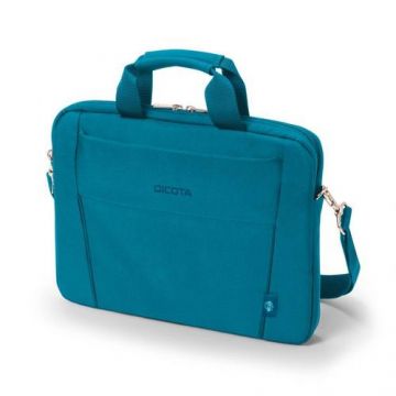 Geanta laptop Eco Slim Case Base, Dicota, Poliester, 13-14.1inch, Albastru