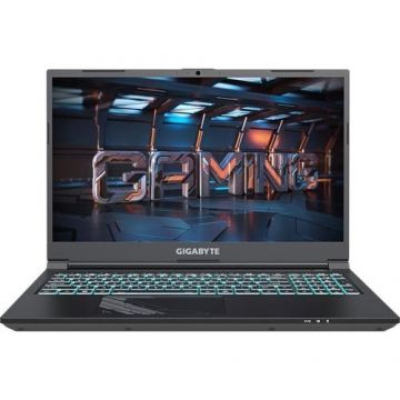 Laptop Gaming GIGABYTE G5 MF (Procesor Intel® Core™ i5-12500H (18M Cache, up to 4.50 GHz) 15.6inch FHD 144Hz, 8GB, 512GB SSD, nVidia GeForce RTX 4050 @6GB, Negru)