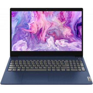Laptop Lenovo Ideapad 3 15IGL05 (Procesor Intel® Celeron® N4120 (4M Cache, up to 2.60 GHz) 15.6inch HD, 4GB, 256GB SSD, Intel® UHD Graphics 600, Albastru)