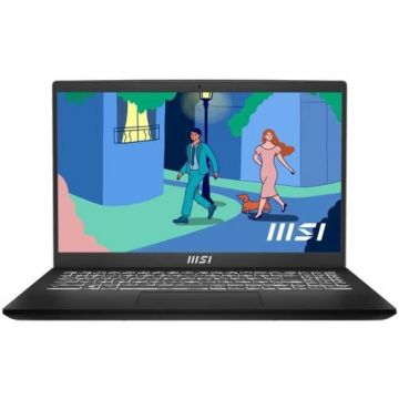 Laptop MSI Modern 15 B11M (Procesor Intel® Core™ i5-1155G7 (8M Cache, up to 4.50 GHz) 15.6inch FHD, 16GB, 512GB SSD, Intel Iris Xe Graphics, Negru)