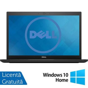 Laptop Refurbished DELL Latitude 7480, Intel Core i5-7300U 2.60GHz, 8GB DDR4, 256GB SSD, 14 Inch HD LED, Webcam + Windows 10 Home