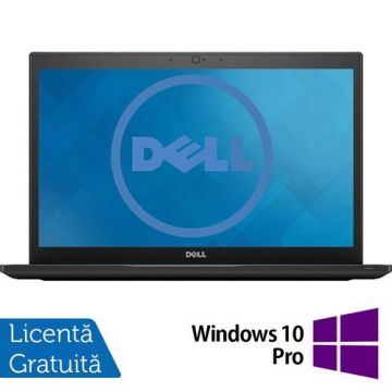 Laptop Refurbished DELL Latitude 7480, Intel Core i5-7300U 2.60GHz, 8GB DDR4, 256GB SSD, 14 Inch HD LED, Webcam + Windows 10 Pro