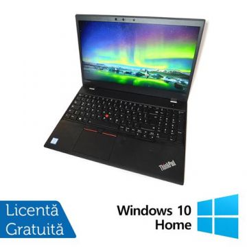Laptop Refurbished Lenovo Thinkpad T570, Intel Core i5-7200U 2.50GHz, 8GB DDR4, 256GB SSD, 15.6 Inch Full HD, Webcam + Windows 10 Home