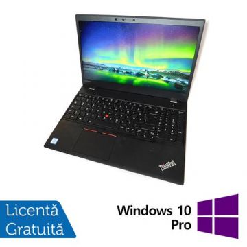 Laptop Refurbished Lenovo Thinkpad T570, Intel Core i5-7200U 2.50GHz, 8GB DDR4, 256GB SSD, 15.6 Inch Full HD, Webcam + Windows 10 Pro