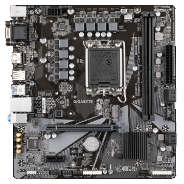 Placa de baza Gigabyte H610M H, LGA1700, 2xDDR5, 1xD-Sub, 1xHDMI, 1xPCIex16, 1xPCIex1, 1xM.2, 4xSATA 6Gps, Micro ATX