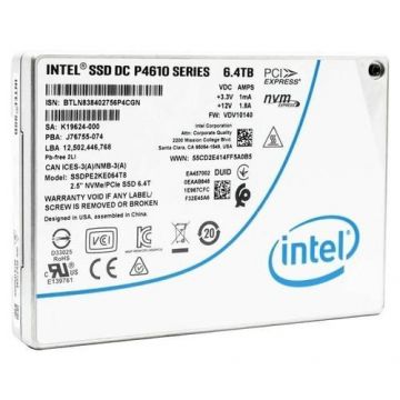Ssd intel dc p4610 1.6 tb pcie 2.5 inch