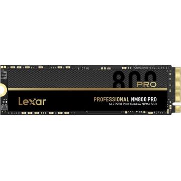 SSD Lexar Professional NM800 Pro, 512GB, M.2 2280, PCI-E Gen4 x4, NVMe