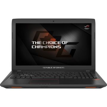 Laptop Gaming Asus ROG STRIX GL553VE-FY022, Intel Core i7-7700HQ, 8GB DDR4, HDD 1TB, nVidia GeForce GTX 1050Ti 4GB, Endless OS