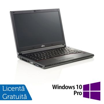 Laptop Refurbished Fujitsu Lifebook E546, Intel Core i3-6006U 2.00GHz, 8GB DDR4, 256GB SSD, Webcam, 14 Inch HD + Windows 10 Pro