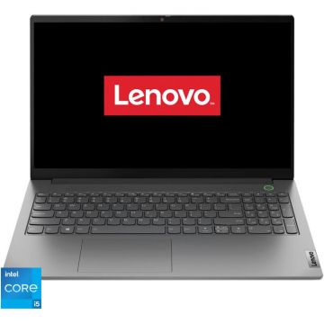 Laptop 15.6inch ThinkBook 15 G4 IAP FHD IPS Procesor Intel Core i5-1235U 16GB DDR4 512GB SSD Intel Iris Xe No OS Mineral Gray