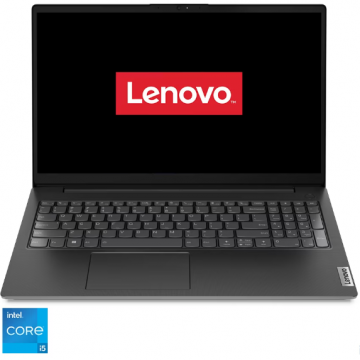 Laptop 82TT008PRM V15 G3 Intel Core i5-1235U 15.6inch Full HD 16GB DDR4 512GB SSD M.2 Intel Iris Xe Fara Sistem de Operare Negru