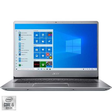 Laptop Acer Swift 3 SF314-58G, Intel® Core™ i5-10210U, 12GB DDR4, SSD 512GB, NVIDIA GeForce MX250 2GB, Windows 10 Home