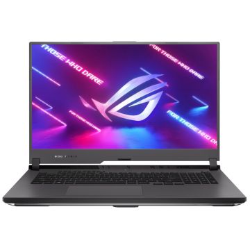 Laptop gaming Asus Rog Strix G17 G713QE-HX031, AMD Ryzen 7 5800H, 512GB SSD, Nvidia Geforce RTX 3050 Ti, 4GB,  8GB RAM, Free Dos, Gri Inchis