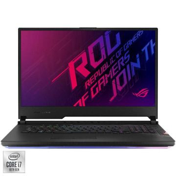 Laptop Gaming Asus ROG Strix Scar 17 G732LWS-HG055, Intel® Core™ i9-10980HK, 16GB DDR4, SSD 512GB, NVIDIA GeForce RTX 2070 Super 8GB, Free DOS