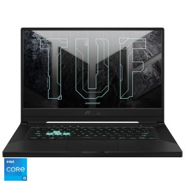 Laptop Gaming ASUS TUF F15 FX506HM-HN014, Intel Core i7-11800H, 2.3GHz , 15.6inch, Full HD, 16GB, SSD 1TB, NVIDIA GeForce RTX 3060 6GB, Free DOS, Negru