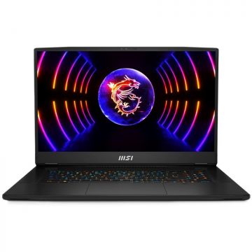 Laptop Gaming GT77HX 13VI-048PL Titan i9-13980HX 17.3 inci 4K UHD 144Hz 64 GB DDR5 4 TB SSD NVIDIA GeForce RTX 4090 Wi-Fi 6E Windows 11 Home Negru