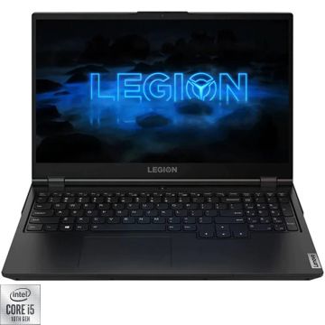 Laptop Gaming Lenovo Legion 5 15IMH6, 15.6 inch, Full HD, 165 Hz, Intel Core i5-10500H, 16GB, 512GB SSD, NVIDIA GeForce RTX 3050Ti, Free DOS, Phantom Black