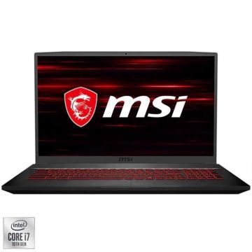Laptop Gaming MSI GF75 Thin 10SCSR-269XRO, Intel® Core™ i7-10750H, 16GB DDR4, SSD 512GB, NVIDIA GeForce GTX 1650 Ti 4GB, Free DOS