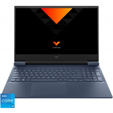 Laptop HP Victus Gaming 16-d0095nq, 16.1 inch, Intel Core i5-11400H, 16GB, 512GB SSD, NVIDIA GeForce RTX 3050 Ti, Albastru