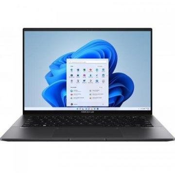 Laptop ZenBook UM3402YA 2.8K 14 inch AMD Ryzen 7 7730U 16GB 1TB SSD Windows 11 Pro Jade Black