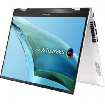 Laptop ZenBook UP5302ZA 13.3 inch Intel Core i7-1260P 16GB 1TB SSD Windows 11 Pro Refined White