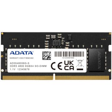Memorie Notebook ADATA, 8GB DDR5, 4800 MHz, CL40