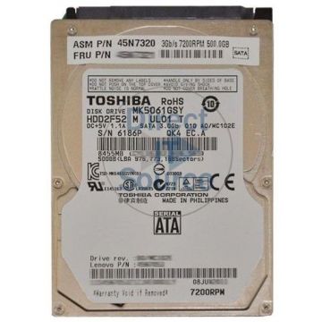 Hard disk laptop Refurbished 45N7320 500GB 7200RPM 2.5inch