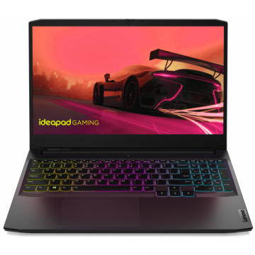 Laptop IdeaPad 3 FHD 15.6 inch AMD Ryzen 5 5600H 16GB 512GB SSD RTX 3050 Free Dos Shadow Black