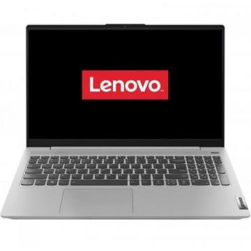 Laptop IdeaPad 5 15ALC05 FHD 15.6 inch AMD Ryzen 5 5500U 8GB 512GB SSD Free Dos Platinum Grey