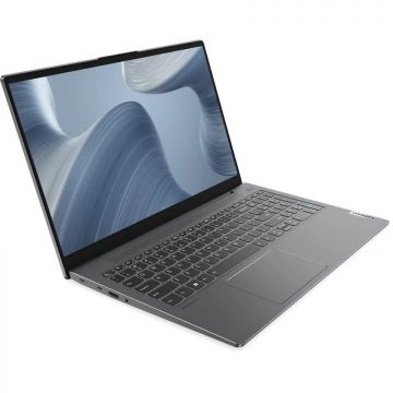 Laptop IdeaPad 5 15IAL7 FHD 15.6 inch Intel Core i5-1240P 16GB 512GB SSD Free Dos Storm Grey