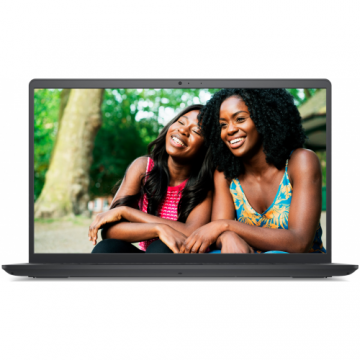 Laptop Inspiron 3525 FHD 15.6 inch AMD Ryzen 5 5625U 8GB 256GB SSD Linux Carbon Black