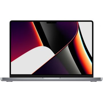 Laptop MacBook Pro 14 inch M1 Chip 8-Core CPU 14-Core GPU 16GB RAM 512GB SSD INT Keyboard Space Grey