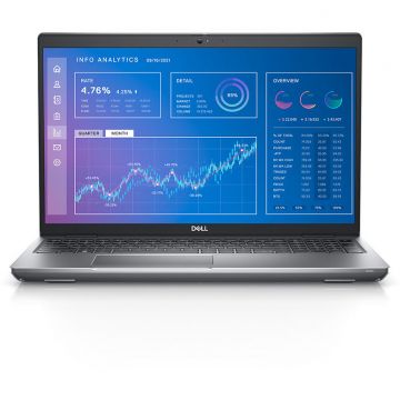 Laptop Precision 3571 15.6 inch FHD Intel Core i7-12700H 16GB DDR5 512GB SSD nVidia T600 4GB Windows 11 Pro 3Yr BOS Grey