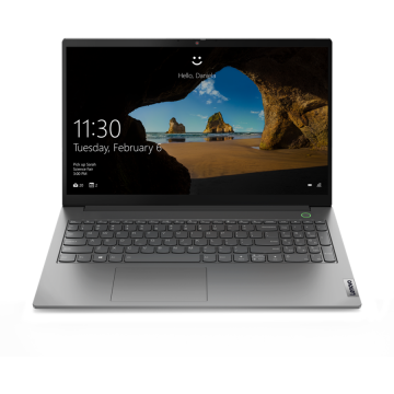 Laptop ThinkBook 15 G3 ACL 15.6 inch AMD Ryzen 5 5500U 8GB 256GB SSD Windows 11 Pro Grey