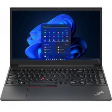 Laptop ThinkPad E15 G4 FHD 15.6 inch Intel Core i5-1235U 12GB 384GB SSD Windows 11 Pro Black