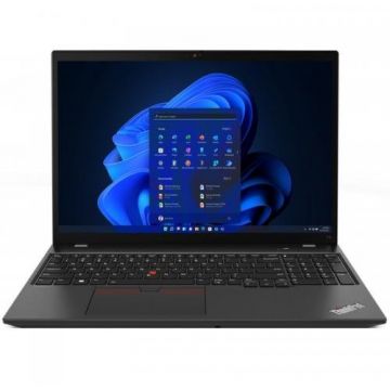Laptop ThinkPad T16 Gen1 WUXGA 16 inch Intel Core i7-1260P 16GB 512GB SSD Windows 11 Pro Thunder Black
