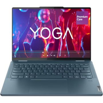 Laptop Yoga 7 Oled 14 inch AMD Ryzen 5 7535U 16GB 512GB SSD Windows 11 Home Tidal Teal