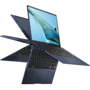 Laptop ZenBook S Flip 13 OLED UP5302ZA-LX084X 13.3 inch 2.8K Touch Intel Core i7-1260P 16GB DDR5 1TB SSD Windows 11 Pro Ponder Blue
