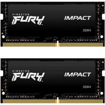 Memorie laptop Resigilata FURY Impact 32GB (2x16GB) DDR4 2666MHz CL16 Dual Channel Kit Memorie laptop Resigilata FURY Impact 32GB (2x16GB) DDR4 2666MHz CL16 Dual Channel Kit
