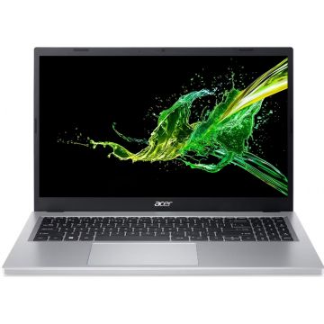Laptop Acer 15.6'' Aspire 3 A315-24P, FHD IPS, Procesor AMD Ryzen™ 5 7520U (4M Cache, up to 4.3 GHz), 16GB DDR5, 512GB SSD, Radeon 610M, No OS, Pure Silver