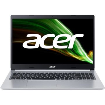 Laptop Acer 15.6'' Aspire 5 A515-45, FHD IPS, Procesor AMD Ryzen™ 7 5700U (8M Cache, up to 4.30 GHz), 8GB DDR4, 512GB SSD, Radeon, No OS, Silver