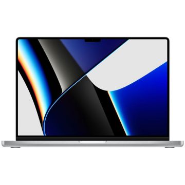 Laptop Apple 16.2'' MacBook Pro 16 Liquid Retina XDR, Apple M1 Pro chip (10-core CPU), 16GB, 1TB SSD, Apple M1 Pro 16-core GPU, macOS Monterey, Silver, INT keyboard, Late 2021
