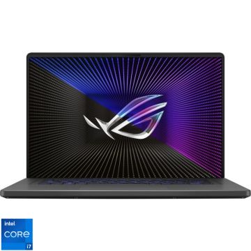 Laptop ASUS Gaming 16'' ROG Zephyrus G16 GU603VU, QHD+ 240Hz, Procesor Intel® Core™ i7-13620H (24M Cache, up to 4.90 GHz), 16GB DDR4, 512GB SSD, GeForce RTX 4050 6GB, No OS, Eclipse Gray