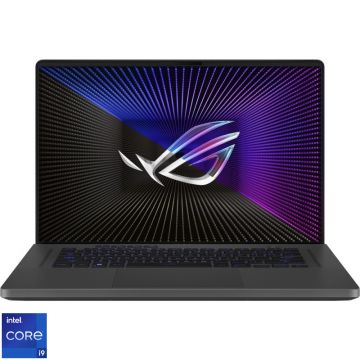 Laptop ASUS Gaming 16'' ROG Zephyrus G16 GU603VU, QHD+ 240Hz, Procesor Intel® Core™ i9-13900H (24M Cache, up to 5.40 GHz), 16GB DDR4, 1TB SSD, GeForce RTX 4050 6GB, No OS, Eclipse Gray