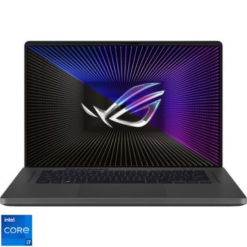 Laptop ASUS Gaming 16'' ROG Zephyrus G16 GU603ZU, QHD+ 240Hz, Procesor Intel® Core™ i7-12700H (24M Cache, up to 4.70 GHz), 16GB DDR4, 512GB SSD, GeForce RTX 4050 6GB, Win 11 Home, Eclipse Gray