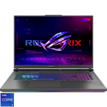 Laptop ASUS Gaming 18'' ROG Strix G18 G814JU, FHD+ 165Hz, Procesor Intel® Core™ i9-13980HX (36M Cache, up to 5.60 GHz), 16GB DDR5, 1TB SSD, GeForce RTX 4050 6GB, Win 11 Home, Eclipse Gray