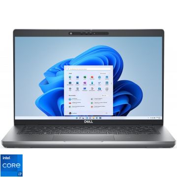 Laptop DELL 14'' Latitude 5431 (seria 5000), FHD, Procesor Intel® Core™ i7-1270P (18M Cache, up to 4.80 GHz), 16GB DDR5, 512GB SSD, Intel Iris Xe, Win 11 Pro, 3Yr BOS