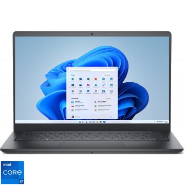 Laptop DELL 14'' Vostro 3420 (seria 3000), FHD, Procesor Intel® Core™ i7-1165G7 (12M Cache, up to 4.70 GHz, with IPU), 16GB DDR4, 512GB SSD, Intel Iris Xe, Win 11 Pro, Carbon Black, 3Yr ProSupport